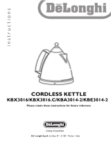 DeLonghi KBX3016.C User manual