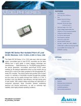 Delta Electronics 0.59V~5.1Vout User manual