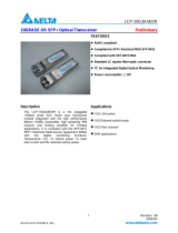 Delta Electronics 10GBASE-SR User manual