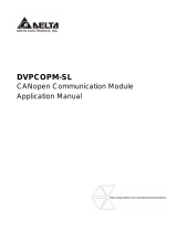 Delta Electronics CANopen Communication Module DVPCOPM-SL User manual