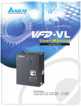 Delta Electronics Elevator Drive VFD-VL User manual