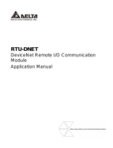 Delta Electronics RTU-DNET User manual