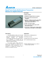Delta Electronics SFBD-1250B4Q1R User manual