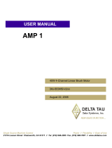Delta Tau 3U AMP-1 User manual