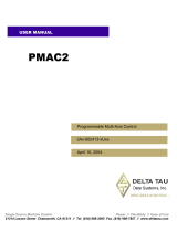 Delta Tau PMAC2 PCI User manual