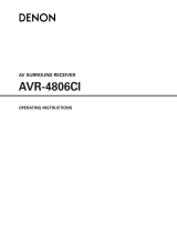 Denon AVR-4806CI User manual