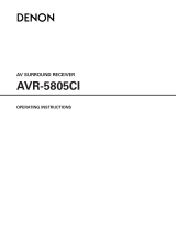 Denon AVR-5805CI User manual
