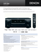 Denon AVR-889 User manual