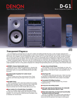 Denon D-G1 User manual