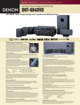 Denon DHT684DVD User manual