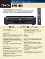 Denon DVM-1805 User manual