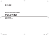 Denon POA-3012CI User manual