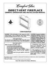 Comfort Glow CHDV34(N/P)(A) User manual