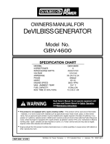 DeVilbiss MGP-4600 User manual