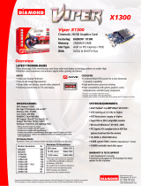 Diamond Multimedia Radeon X1300 User manual