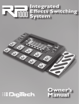 DigiTech RP1000 User manual