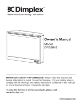 Dimplex DFB8842 User manual