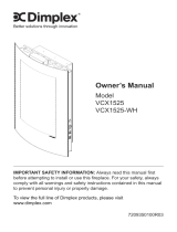 Dimplex VCX1525-WH User manual