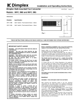 Dimplex WFC 3NB User manual