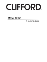 Directed Electronics Clifford 12.2X User manual