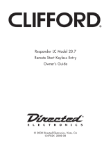 Directed Electronics Clifford Responder LC 20.7 User manual