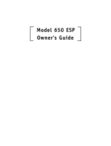 Directed Electronics 650 ESP User manual