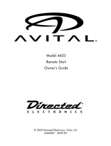 Avital 4603 User manual