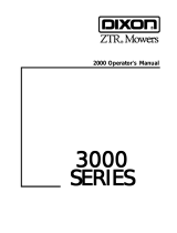 Dixon 2000 User manual