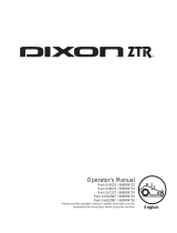 Dixon RAM XS7227 / 968999724 User manual