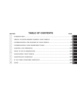 Dodge Stratus Sdn User manual