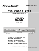 Dolby Laboratories DVD- 2OO3 User manual