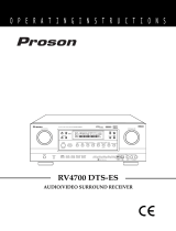 Proson RV4700 -ES User manual