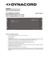 DYNACORD 24V/65 User manual