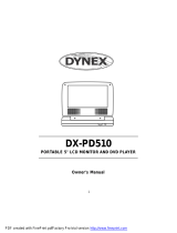 Dynex DX-PD510 User manual
