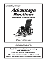 Everest & Jennings Advantage Recliner User manual