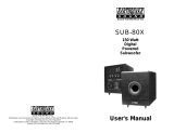 Earthquake SoundSUB-80X