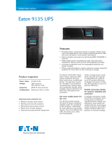 Eaton 9135 User manual