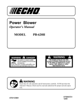 Echo PB-251 User manual