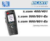 Ecom Instruments x.com 600/601-Ex User manual