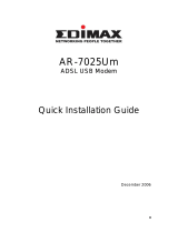Edimax Technology AR-7025Um User manual