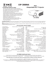 Eiki EIP-3000NA User manual