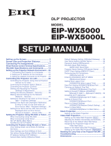 Eiki EIP-WX5000 User manual