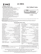 Eiki LC-XB31 User manual