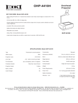 Eiki OHP-4410H User manual