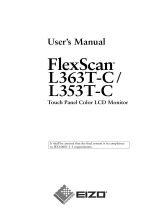 Eizo L353T-C User manual