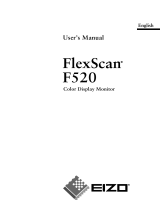 Eizo FlexScan F520 User manual