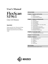 Eizo S1961 User manual