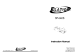 Elation DP-640 User manual