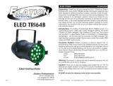 Elation ELED TRI64B User manual