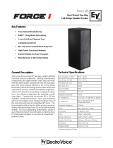 Electro-Voice 15-InchTwo-Way User manual